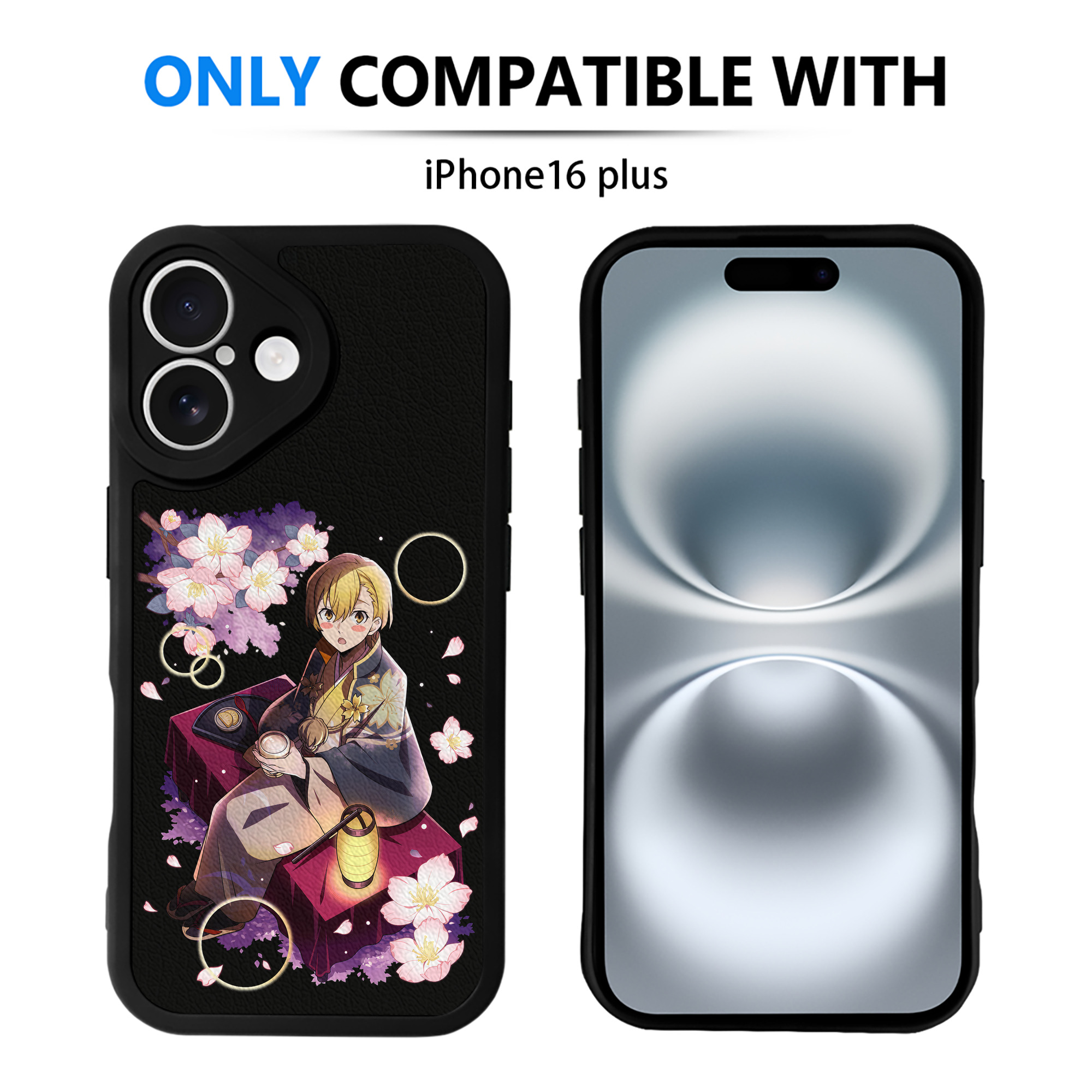 （画像用） 文豪ストレイドッグス Bungo Stray Dogs 【iPhone 16シリーズ対応】シリコンスマホケース（レザー調） 材質：シリコン